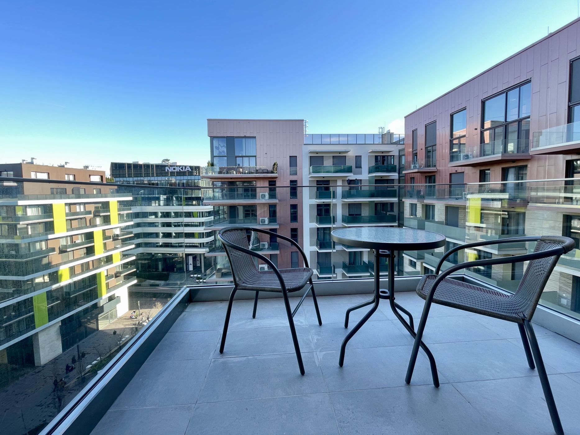Penthouse apartments at the Corvin