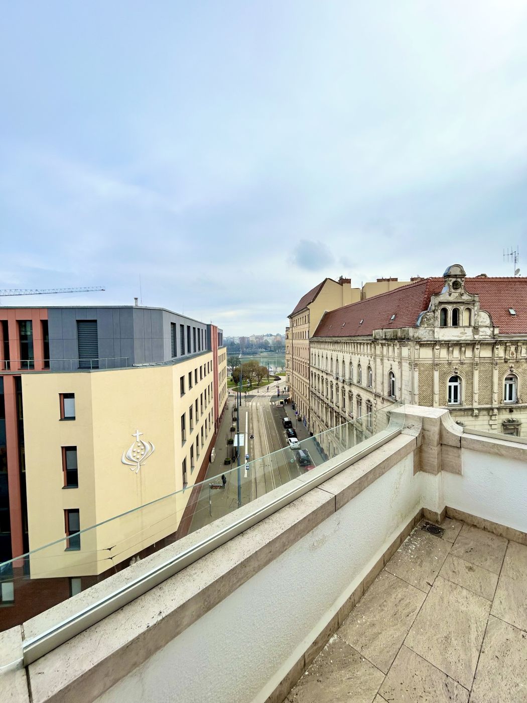 Panoramic view to the Danube River