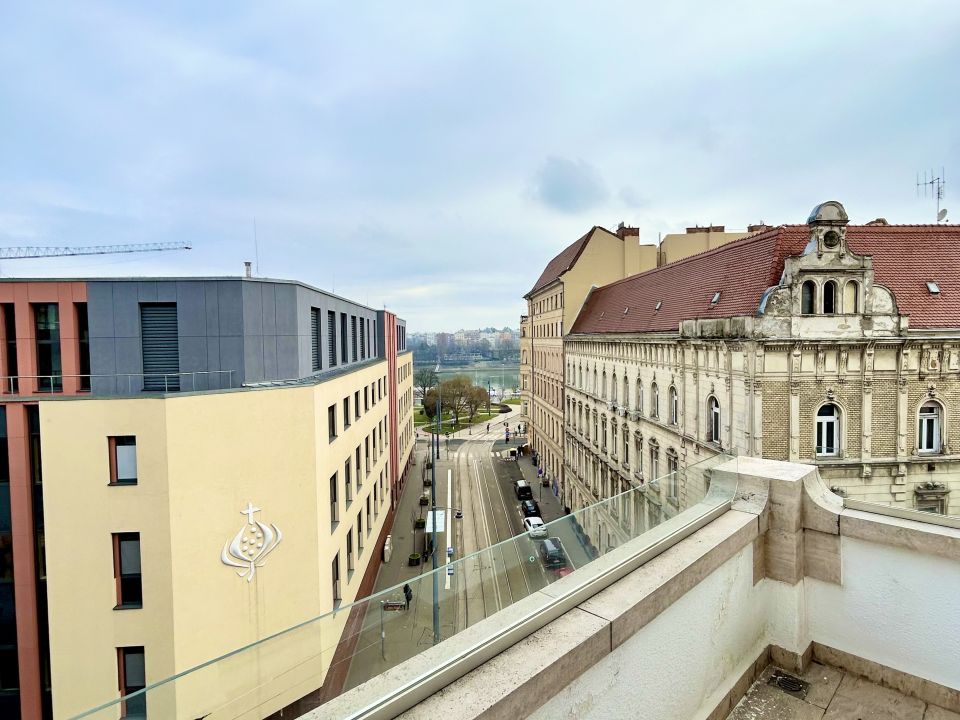 Panoramic view to the Danube River