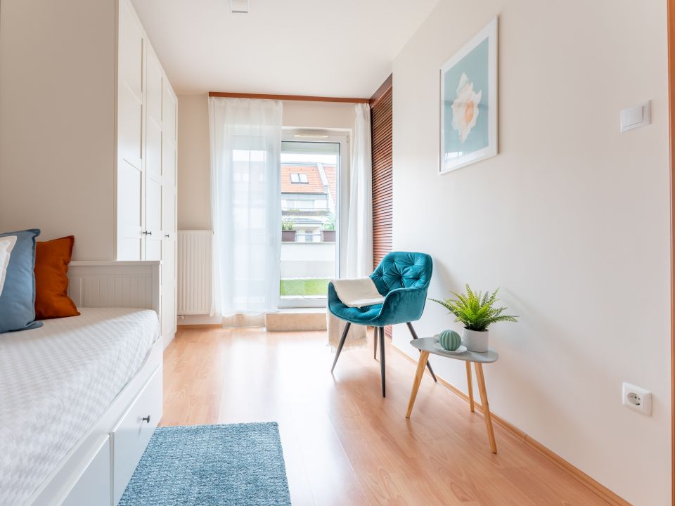 Penthouse apartment at the river Danube