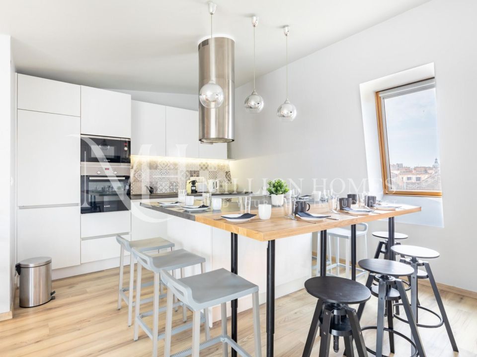 Beautiful newly built 5 bedrooms apartment with a huge balcony in downtown.