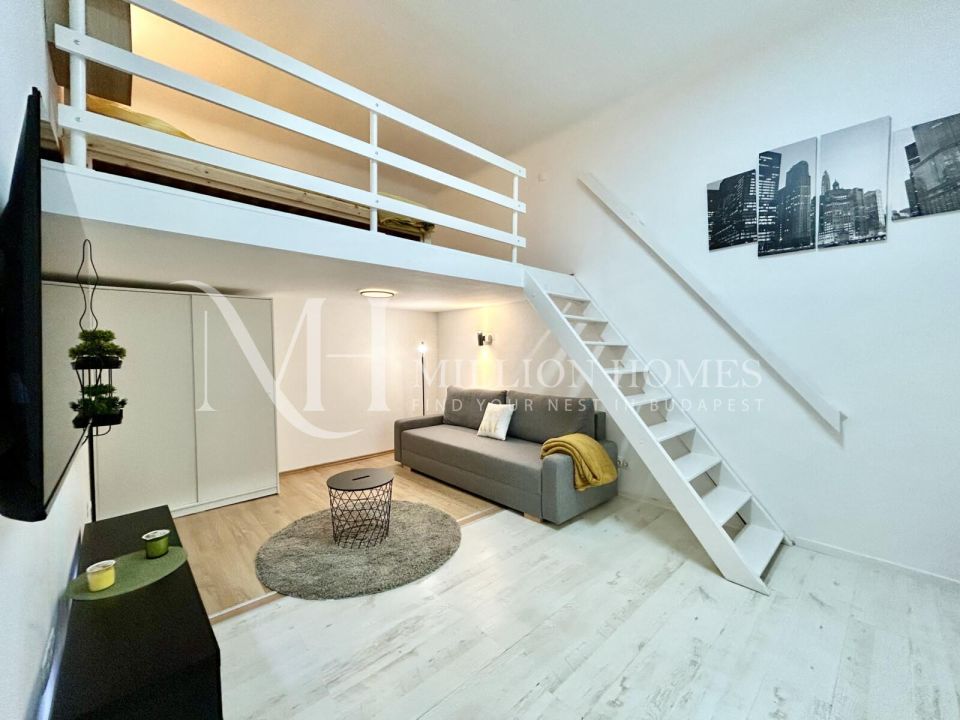 Studio apartment with gallery