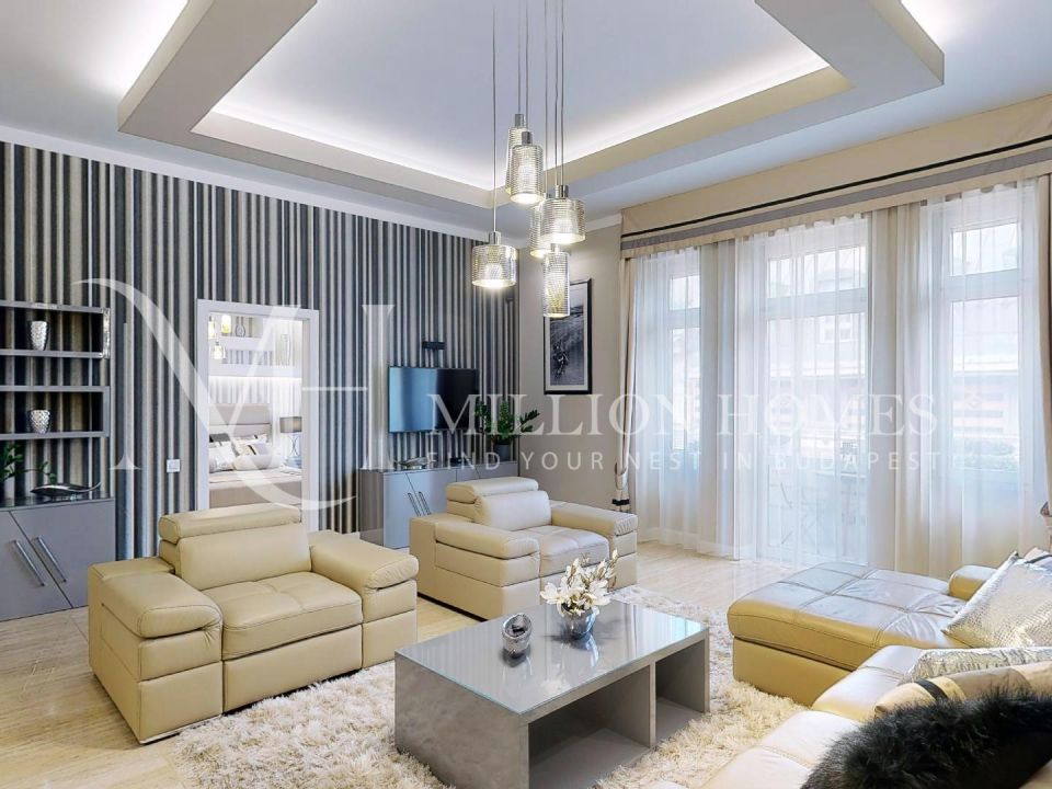 Luxurious apartment with balcony in the city center