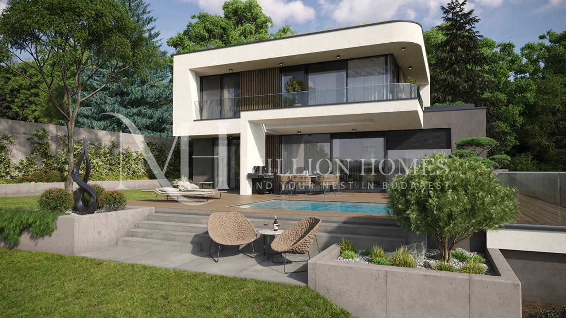 High-End Villa with Private Garden, Pool and Panorama