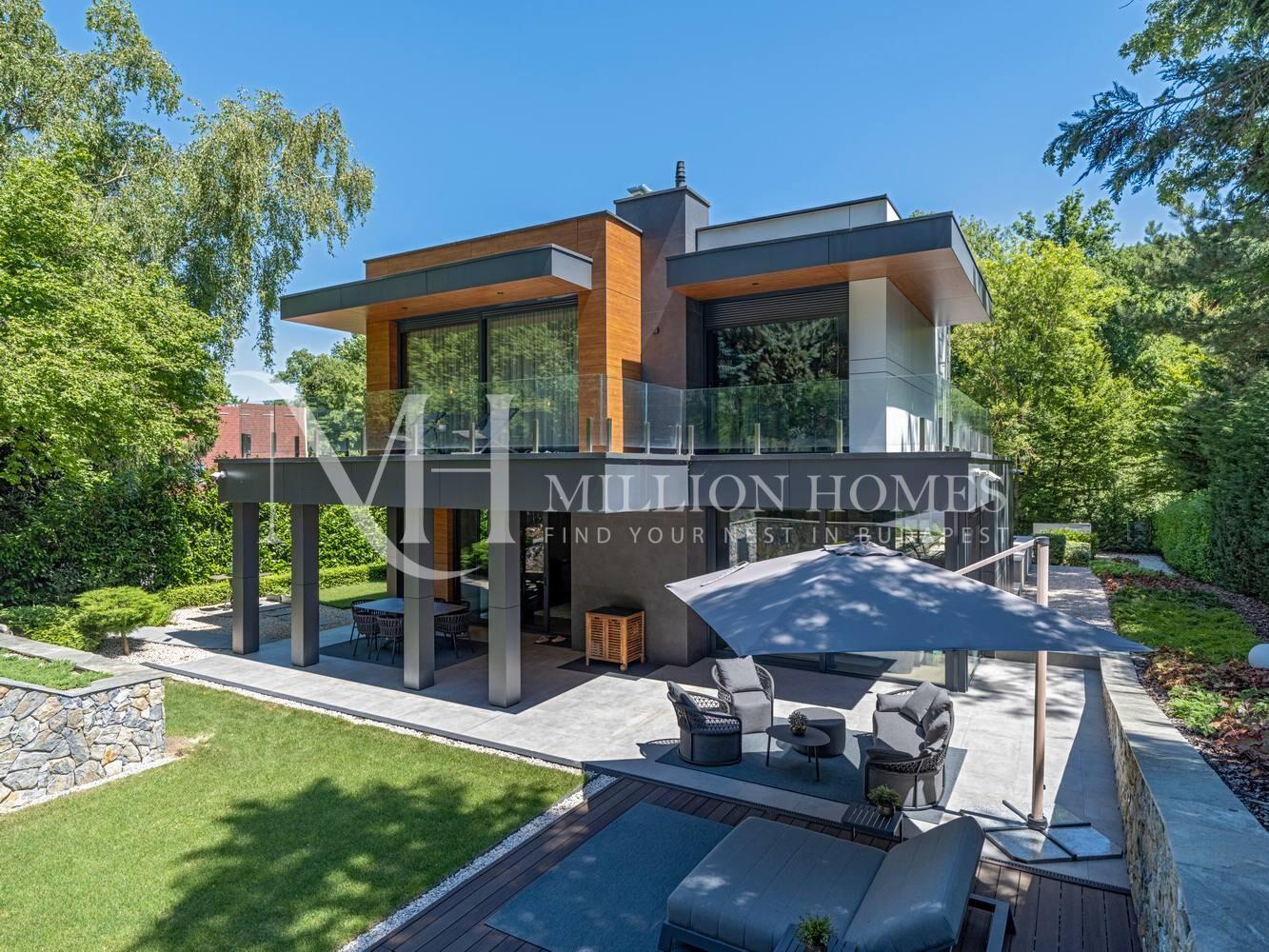 Contemporary villa with pool in Buda