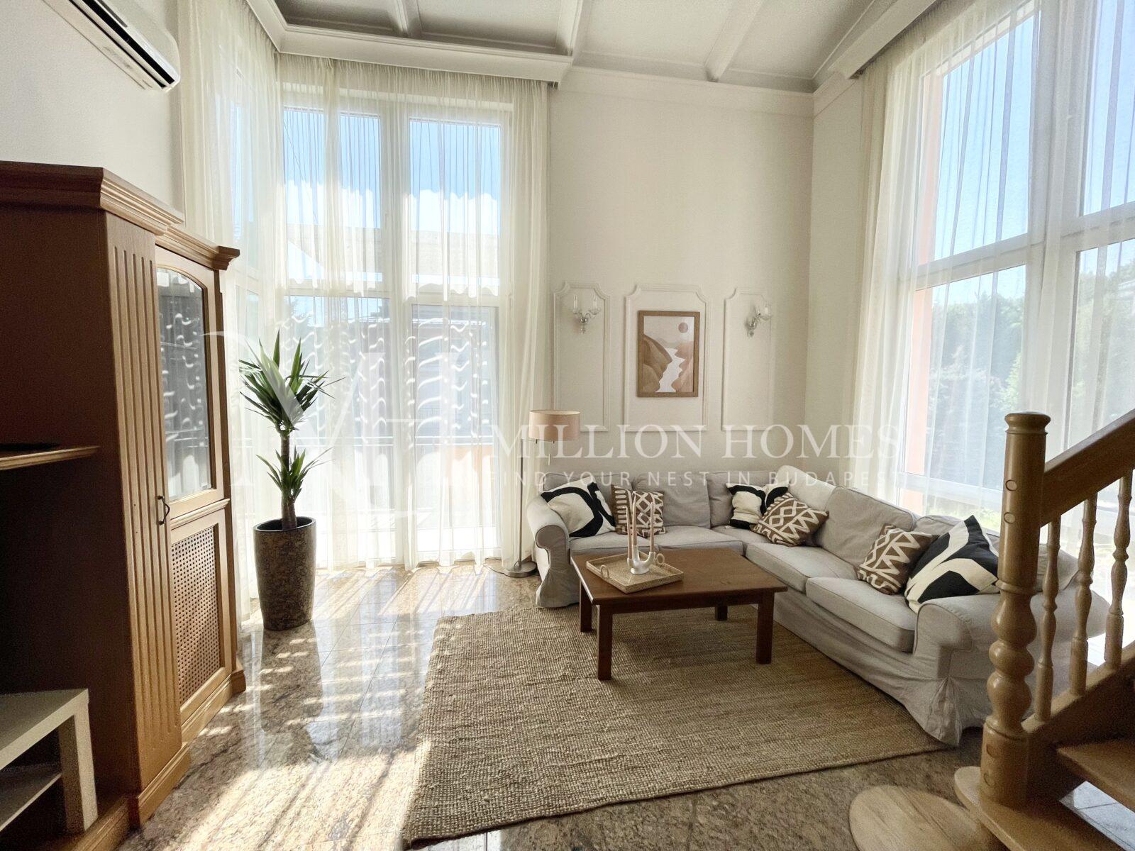 Luxury, duplex apartment with 3 terraces in District II.