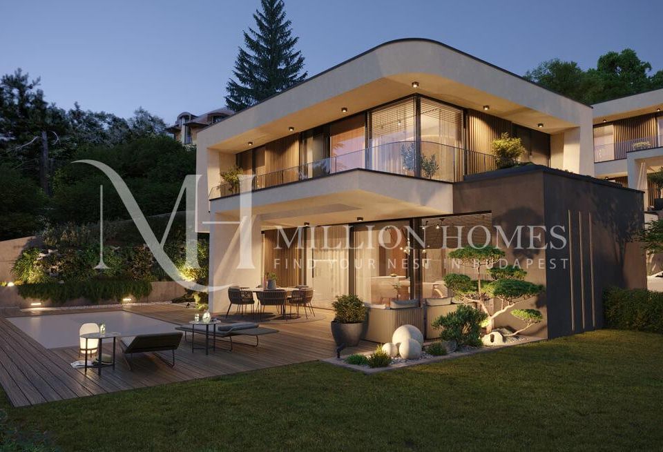 High-End Villa with Private Garden, Pool and Panorama in Buda, district 2