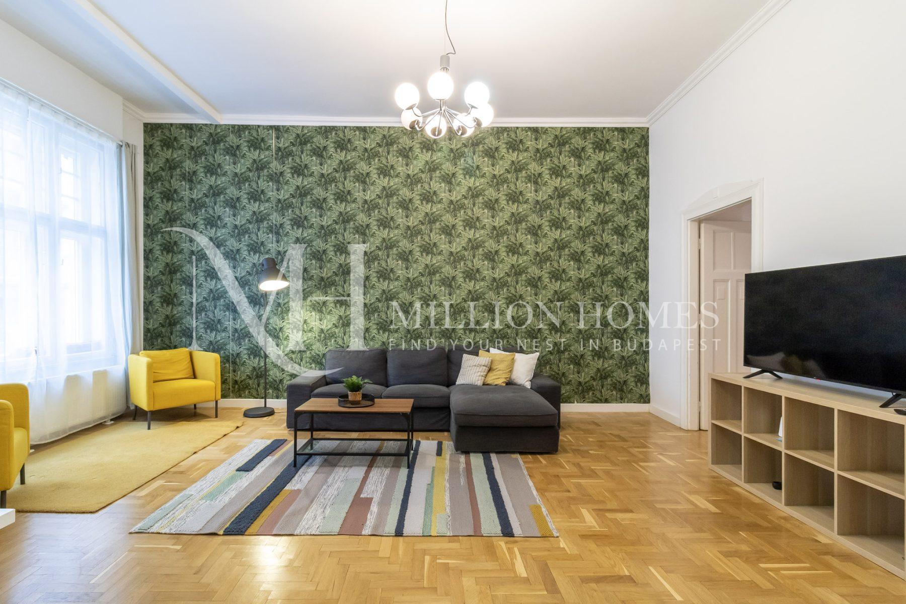 Renovated two-bedroom apartment with balcony
