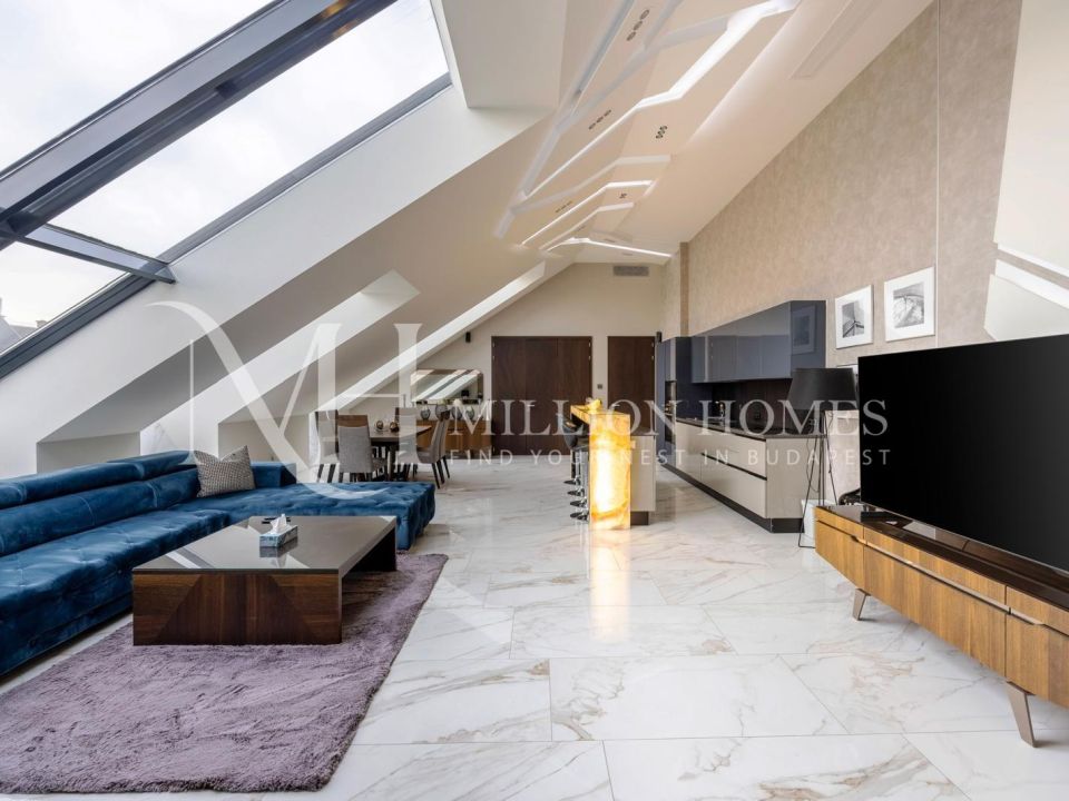 Luxury penthouse apartment for rent on Andrássy avenue – next to the Basilica