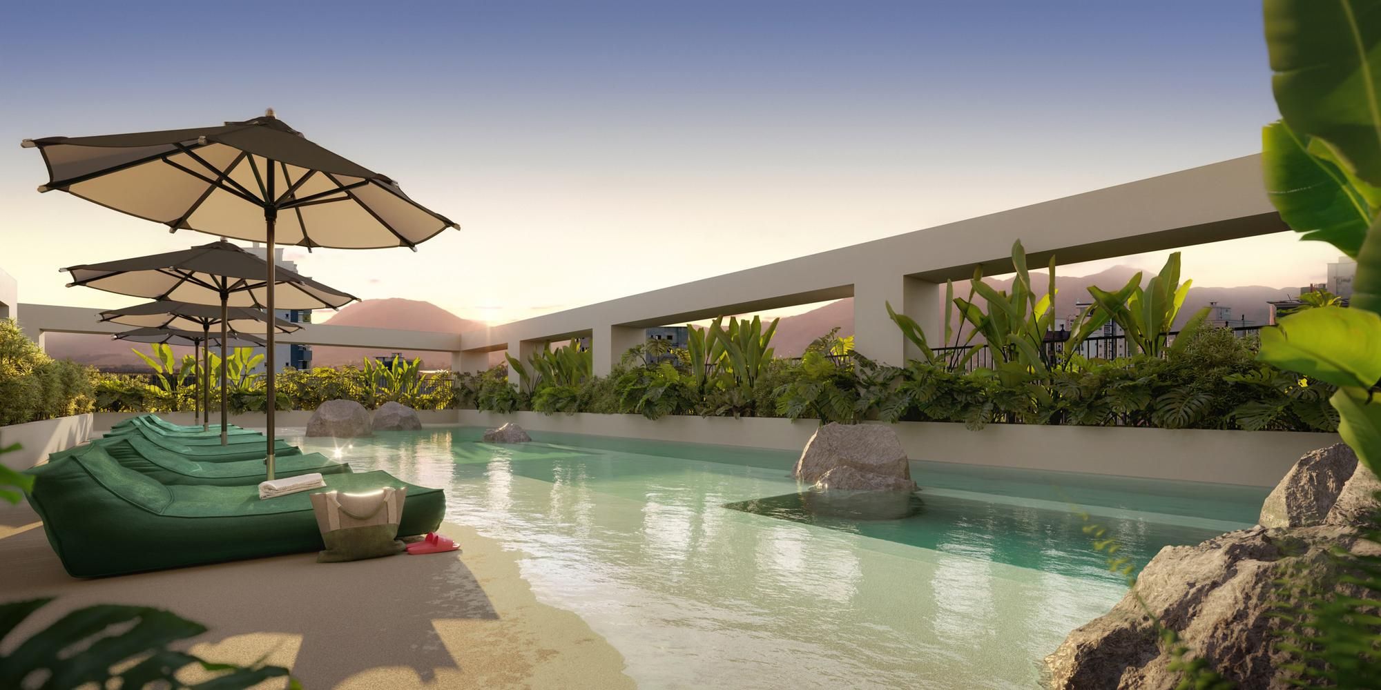 About rooftop pool